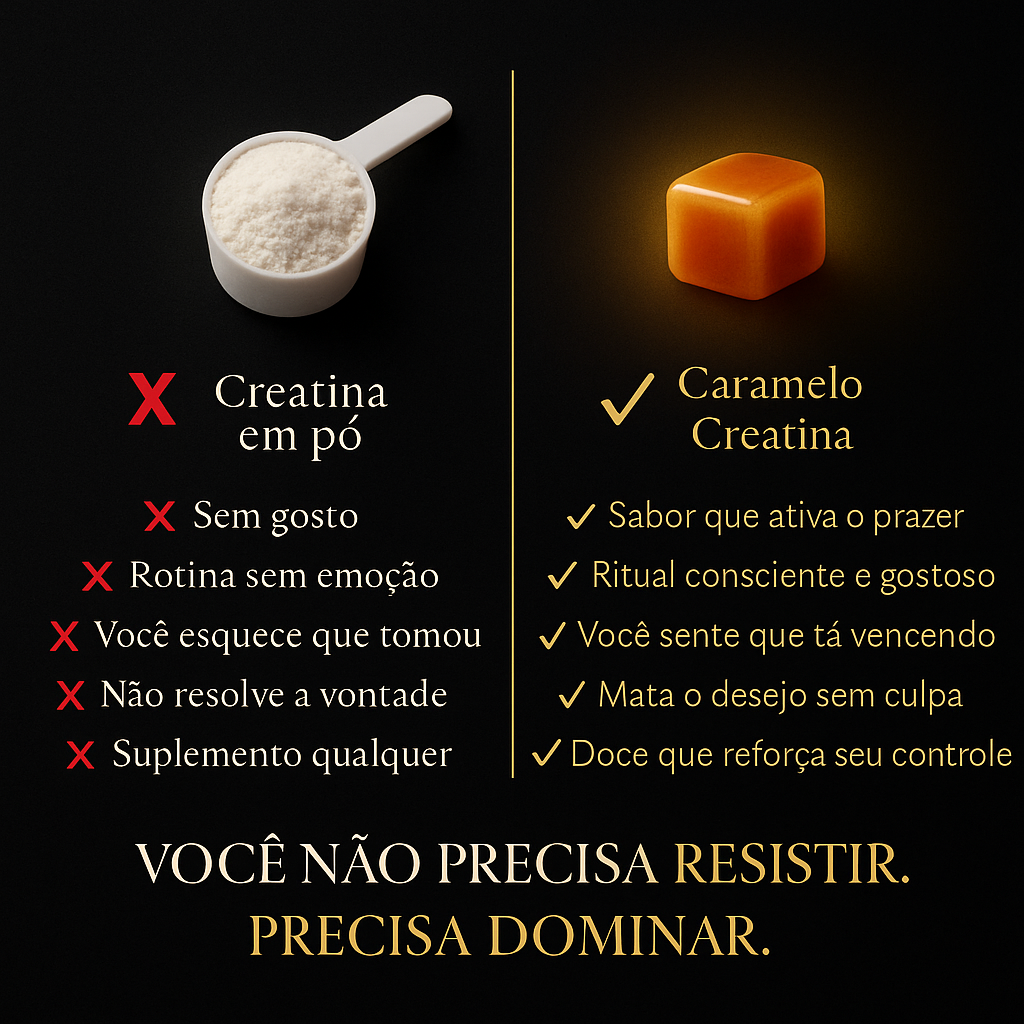 Bala Creatina Sabor Caramelo DK 60 unidade (Leve 2 Mais Barato +30%)