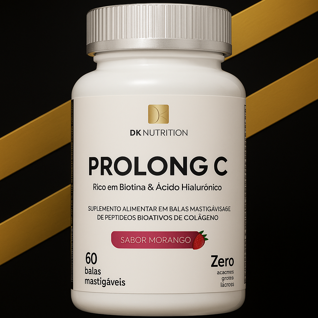 PROLONG C DK NUTRITION – COLÁGENO + BIOTINA + ÁCIDO HIALURÔNICO